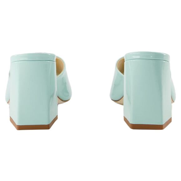 Sandi Sandals - Aeyde - Acqua - Patent Leather - Picture 3 of 4